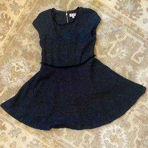 Girls black party dress